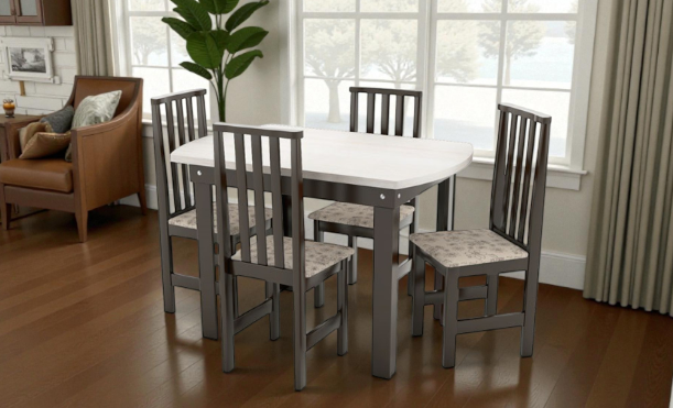 Mesa Meia Lua 120x80 c/pés c/4 cad. ALTA